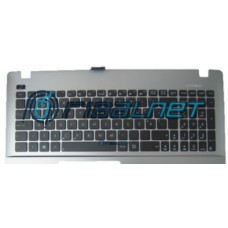 Teclado PT ASUS TOP COVER DARK SILVER X750la/Stickpoint 